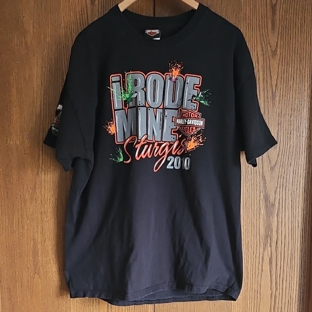 Harley-Davidson Black and Orange Sturgis Tee